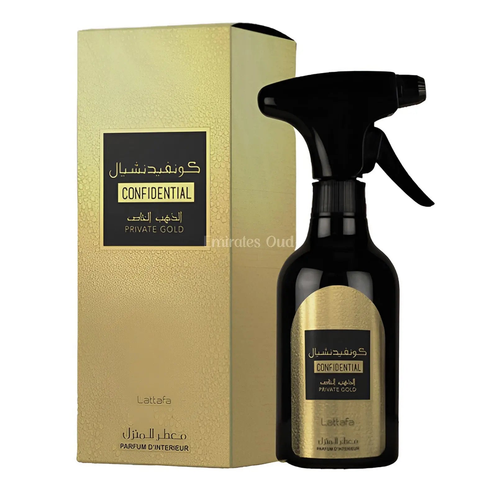 Lattafa  Mai Frash Confidential Private Gold (Airfreshner) 450Ml