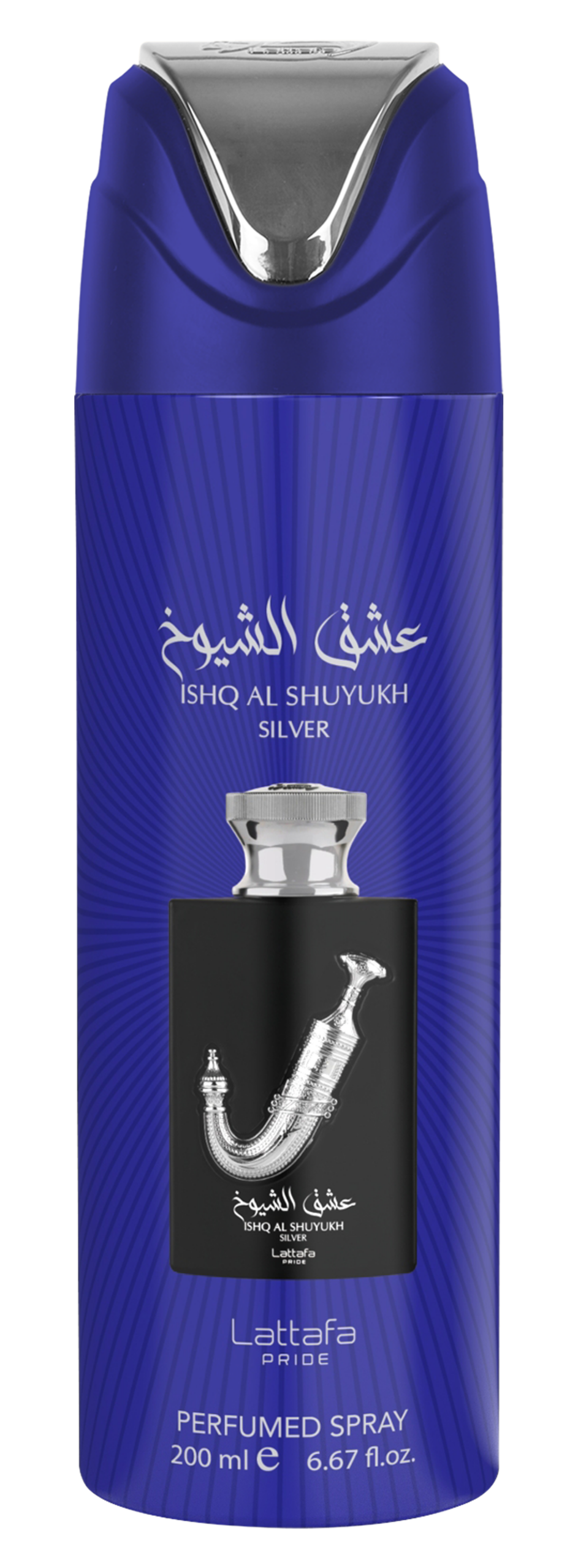 Lattafa Pride Ishq Al Shuyukh Silver Deo 200Ml
