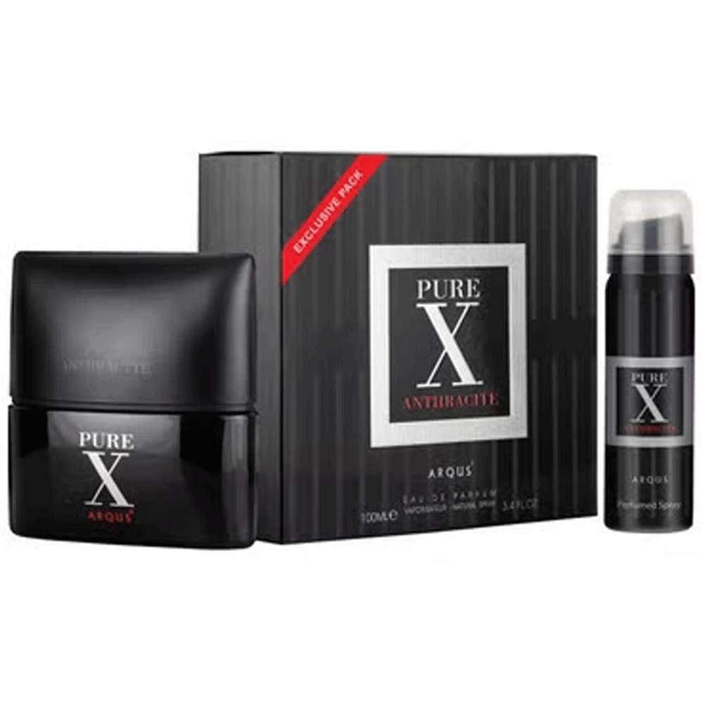 Arqus Pure x Anthracite with Deodrant Edp  100 Ml