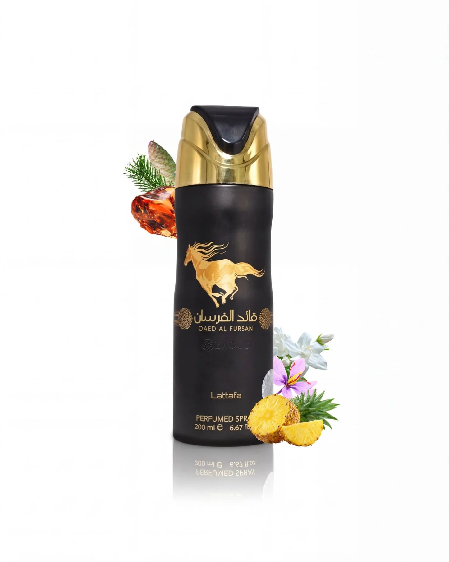 Lattafa Qaed Al Fursan (Black) Deodrant 200Ml