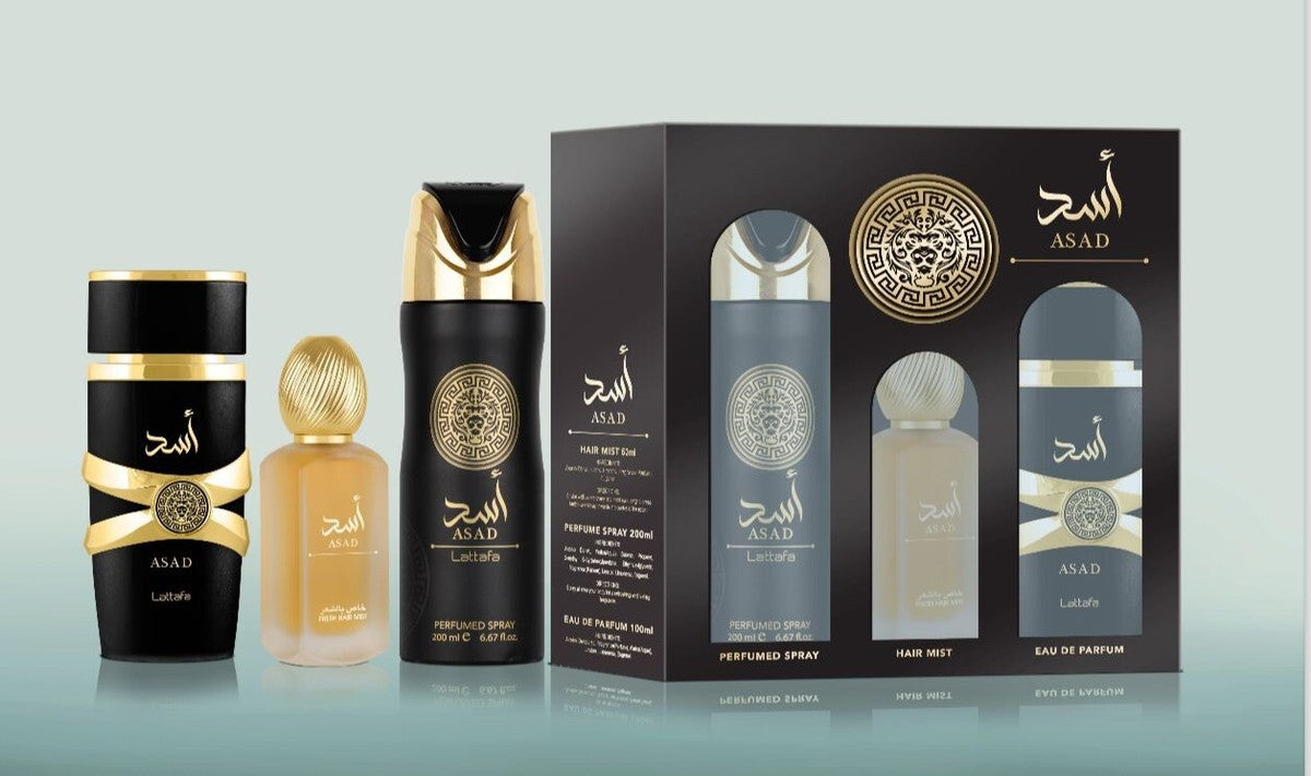 Lattafa Asad 3 In 1  Gift Set