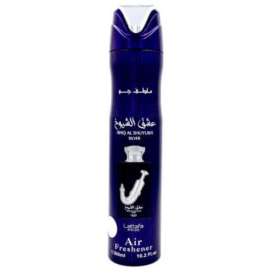 Lattafa Pride Ishq Al Shyukh Silver Airfreshner 300Ml
