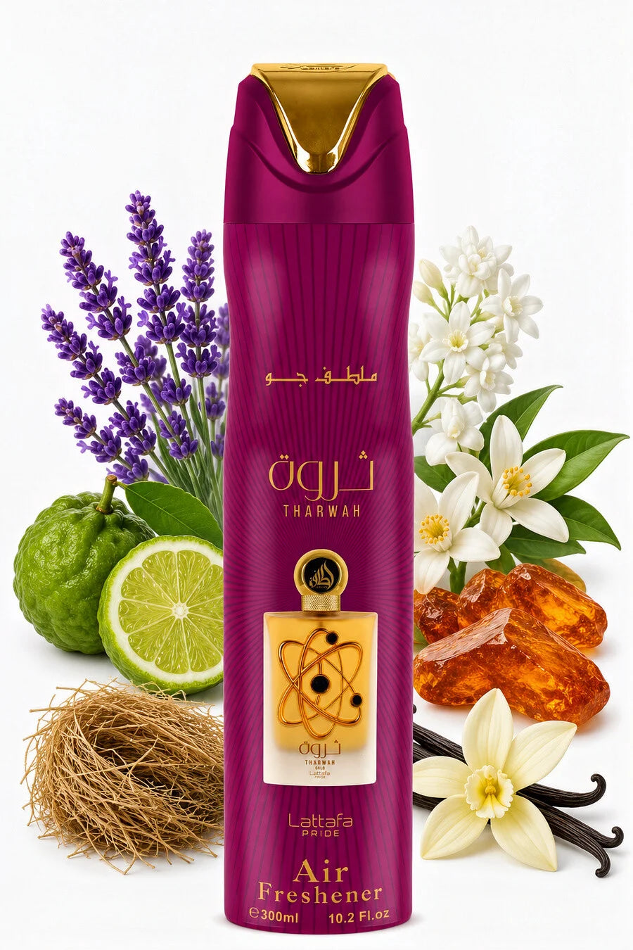 Lattafa Pride Tharwa Gold Airfreshner 300Ml